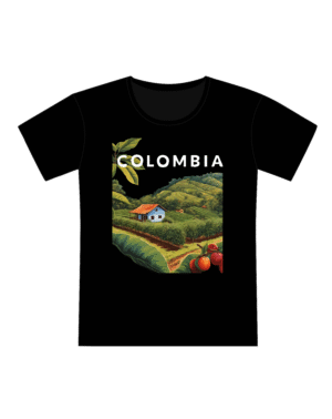 Colombian coffee hacienda shorts sleeves shirt